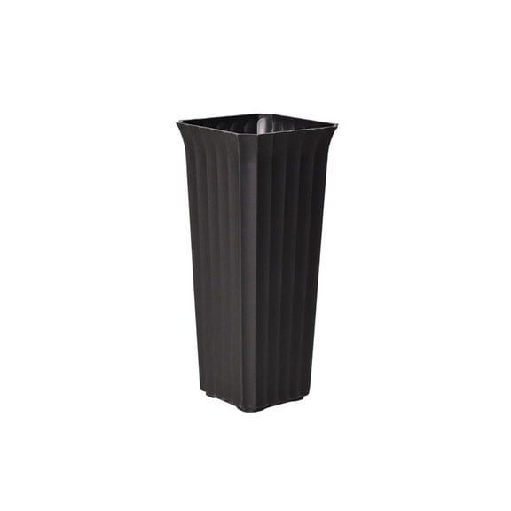 Outdoor Planter for Porch Patio, Tall 7.86in Modern Square Vases for Centerpieces, Durable Plastic-Stone Flower Bucket for Faux Dried Floral Arrangements, Home Wedding Festival Decoration, 1PC