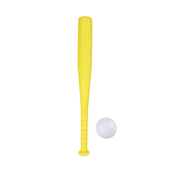 Outdoor Plastic Baseball Toy Set, Lightweight Wear-Resistant Bat for Family Games, Hand-Eye Coordination Training for Backyard Park Play