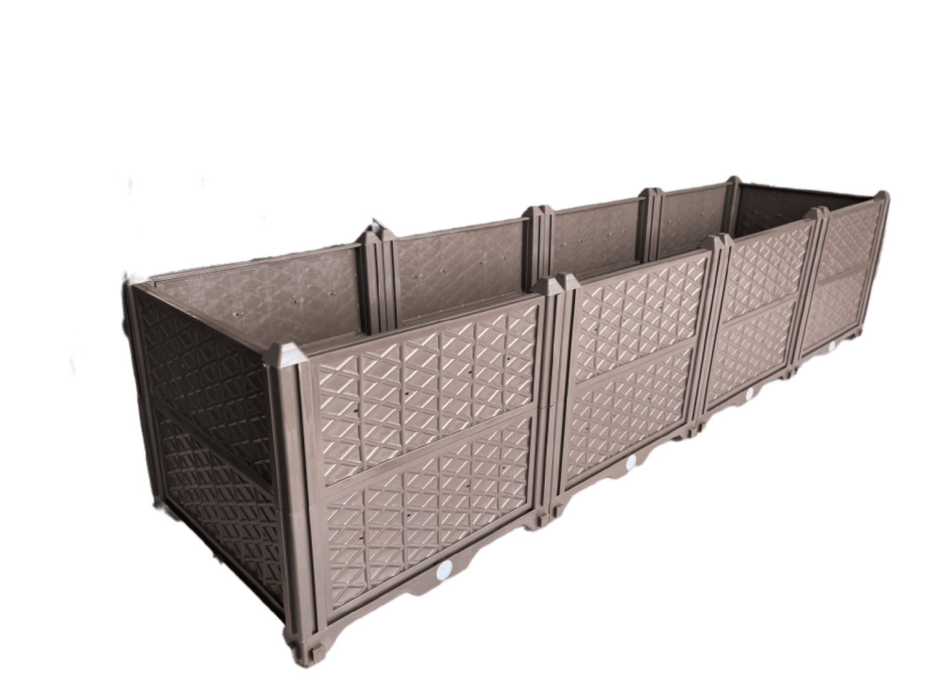 Outdoor Plastic Raised Beds, Steel Garden Boxes for Flower Vegetables