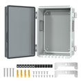 thumbnail image 1 of Outdoor Plastic Waterproof Distribution Box with U-Shaped Hole Outdoor Hinge Power Box Outdoor Waterproof Junction Box, 1 of 6