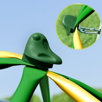 Outdoor Play Equipment 12ft Geometric Dome Climber Play Center, Kids Climbing Dome Tower with Hammock, Rust & UV Resistant Steel Supporting 1000 LBS,Backyard Playset