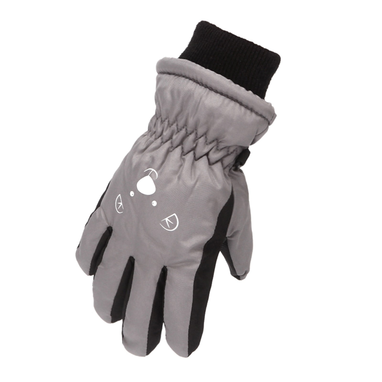 TBUIALL Kids M/L Boys Winter Ski Warm Windproof Snowboarding Outdoor Snow  Size Skating Gloves Girls Kids Winter Gloves Ages 4-6
