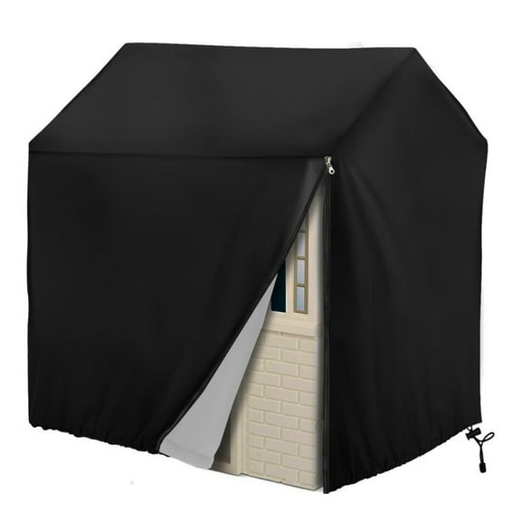 Outdoor Playhouse Covers Waterproof Wooden Playhouse Cover Sun Protection 210D