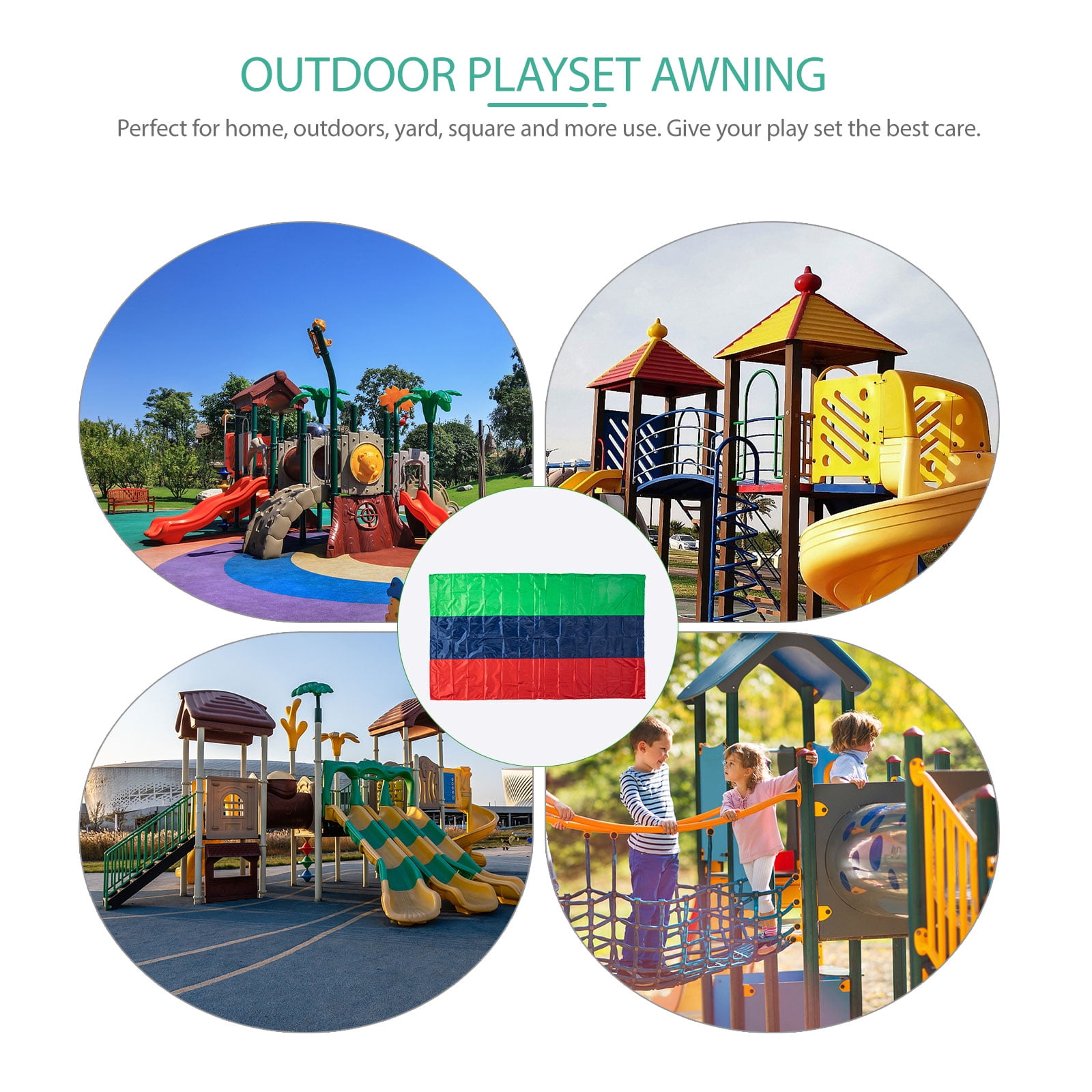 Outdoor Playset Tarp Swing Set Replacement Tarp Canopy Playset Tarp Outdoor Awning for