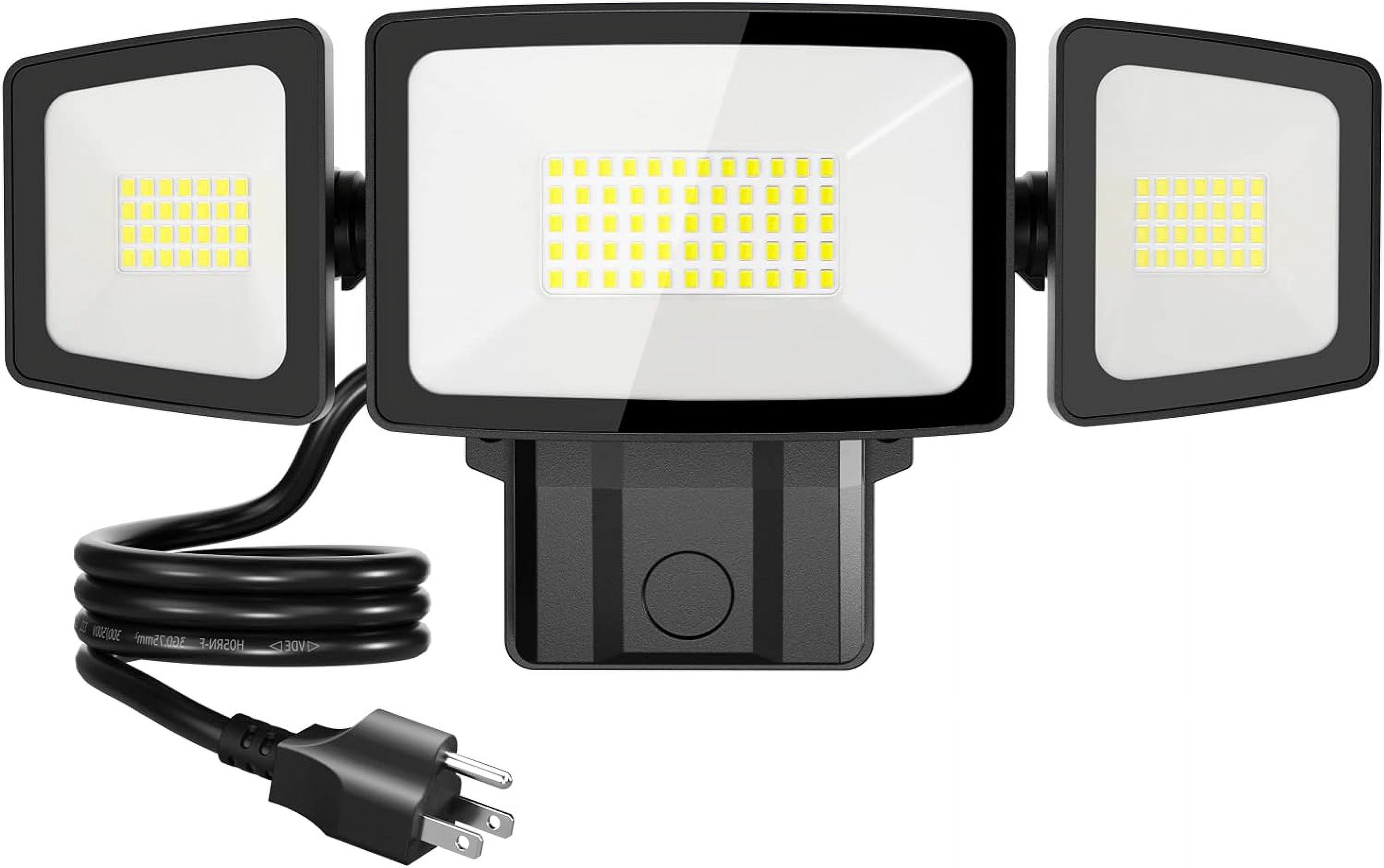 Outdoor Plugin Flood Lights 55W Switch Controlled LED Security Light