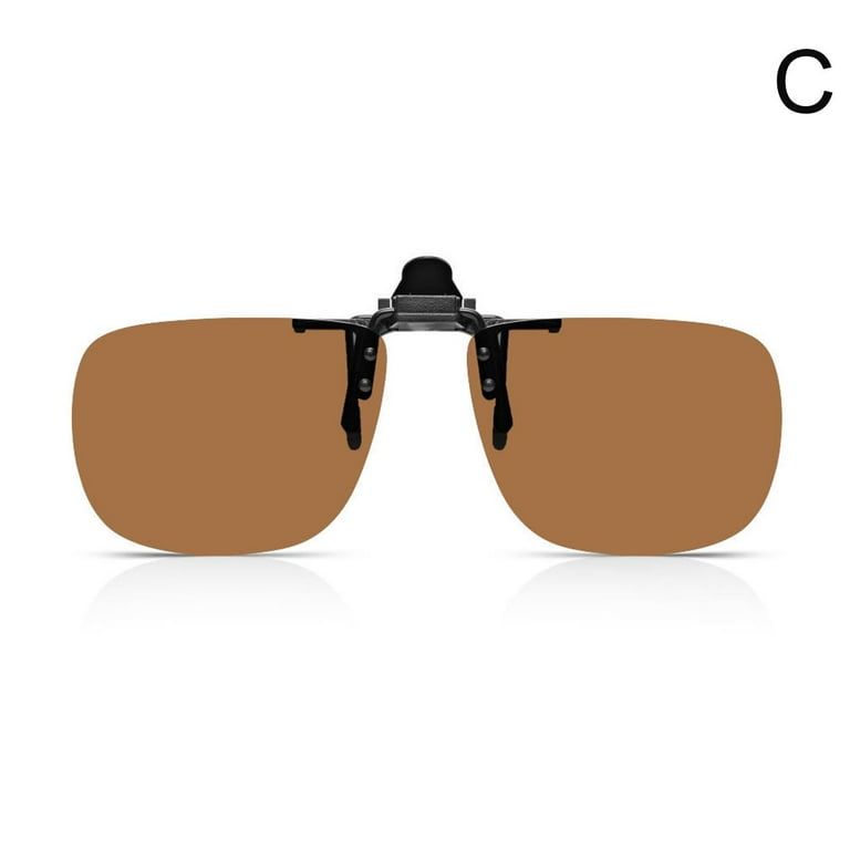 Outdoor Polarized Glasses UV Protection Driving Glasses Sunglasses Anti- Glare Clip-on Eyewear C7O6 