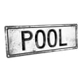 thumbnail image 1 of Outdoor Pool 4"x12" Metal Sign, Wall Décor for Porch, Patio, and Deck, 1 of 4