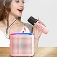 Outdoor Portable Bluetooth Speaker, Mini Wireless Microphone, Karaoke
