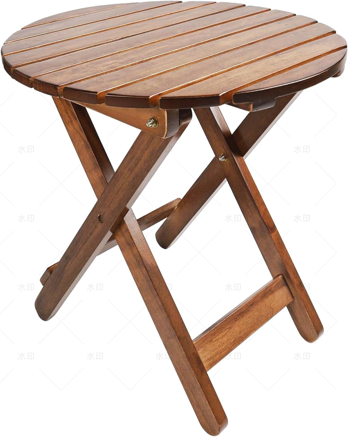 Photo inspiration: Gallery Detail: Outdoor Portable Brown Folding Coffee Table Small Round Wood End