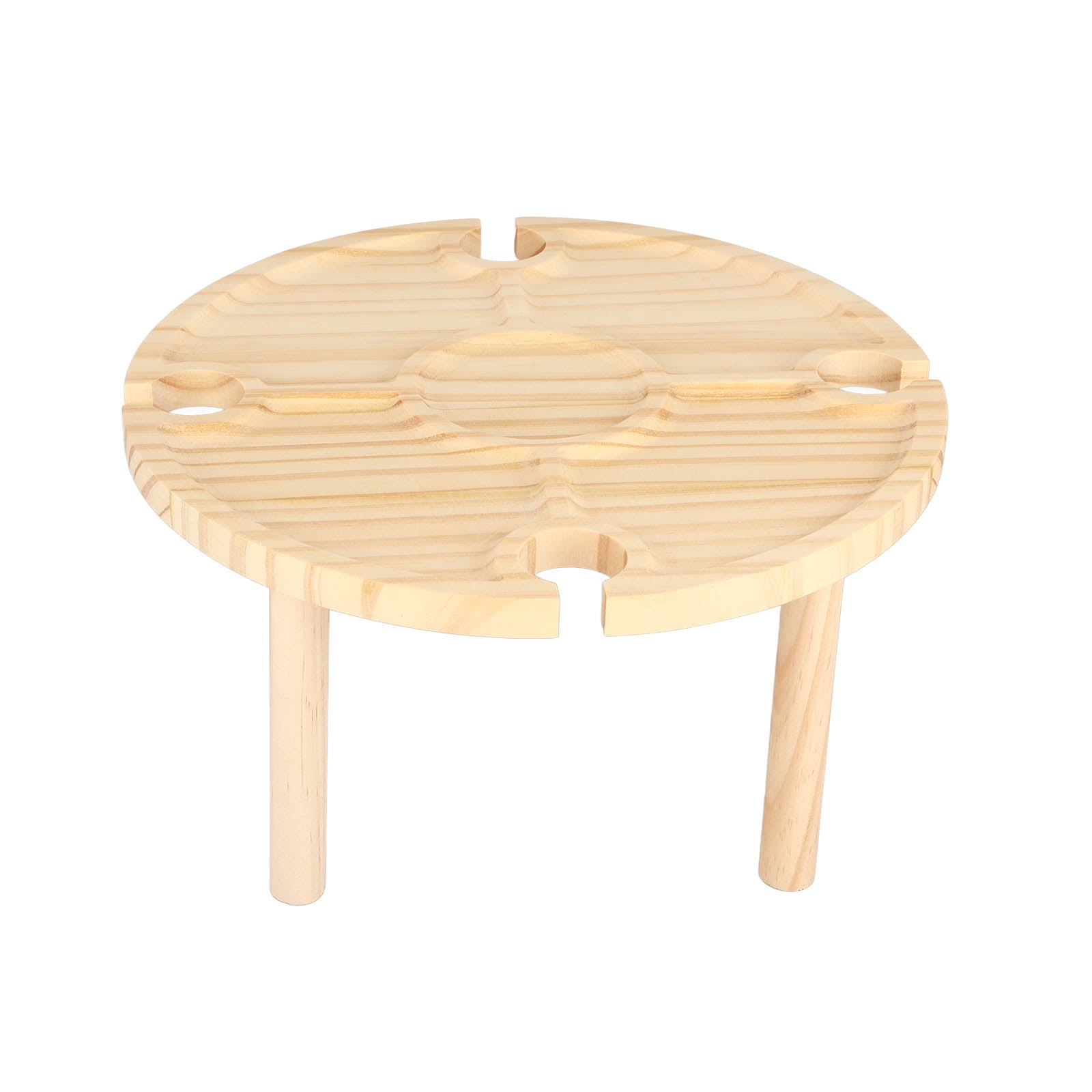 Outdoor Portable Disassembly Round Leg Wine Table Red Wine Glass Wine ...