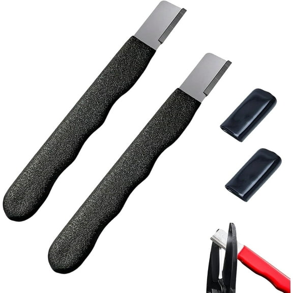 Outdoor Portable Dual-Purpose Whetstone, Immediatelk Multipurpose Garden Tool Blade Sharpener for Knife, Pocket Blade Sharpener, for Gardening Pruner, Loppers, Pruning Shears (Mix*2)