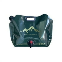 Outdoor Portable Folding Water Bag, 8L/281OZ Collapsible Water Storage Bag with Adjustable Faucet, Large Capacity Camping Water Container Bag