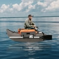 thumbnail image 1 of Outdoor Portable Inflatable Fishing Boat with Adjustable Backrest - Lightweight, High Load Capacity, Ideal for Lakes & Rivers, 1 of 14