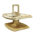 thumbnail image 1 of Outdoor Portable Mini Folding Picnic Table with Glass Holder Wine Bottle Storage Rack Stand Top Handle Detachable Wooden Fruit Desk Tray, 1 of 9