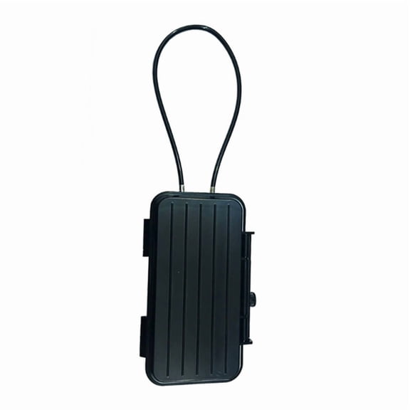 Outdoor PortableTravel Safe Box Large Capacity Security Lockbox Code Waterproof Key Lock Box with Removable Cable Handle