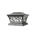 thumbnail image 1 of Outdoor Post Cap Light Fixture Waterproof Square Base for Garden Patio Pathway Fence Decorative Lighting, 1 of 2
