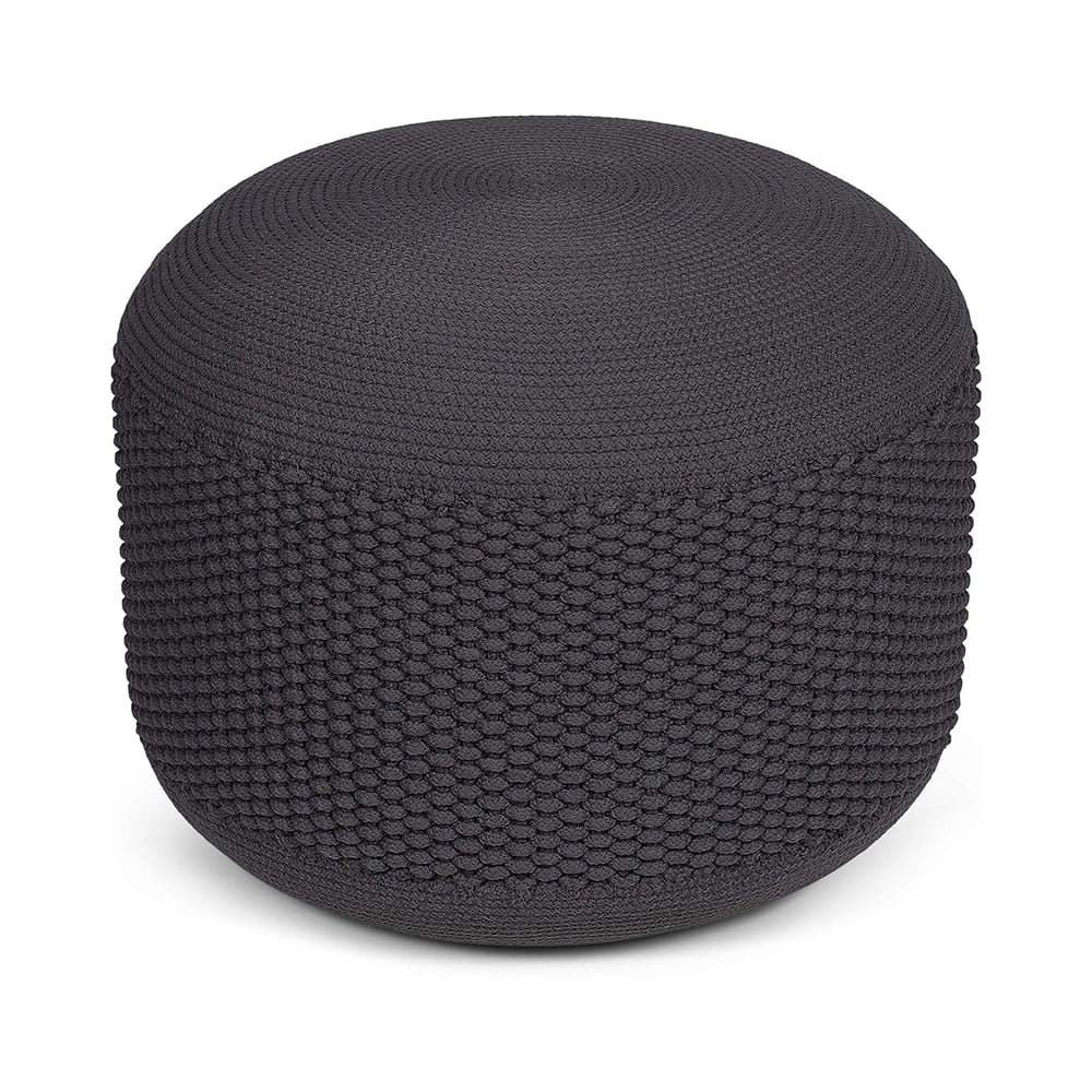 Outdoor Pouf Ottoman, Pouf Ottoman Foot Rest, Outdoor Patio Poof with ...