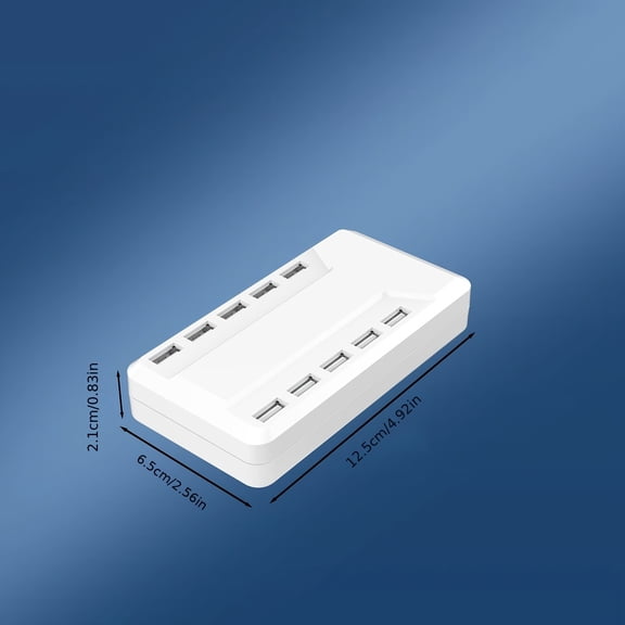 Outdoor Power Socket with Multi-Port USB Charger, Smart USB Hub for Multiple Devices, Ideal for Home Office Use