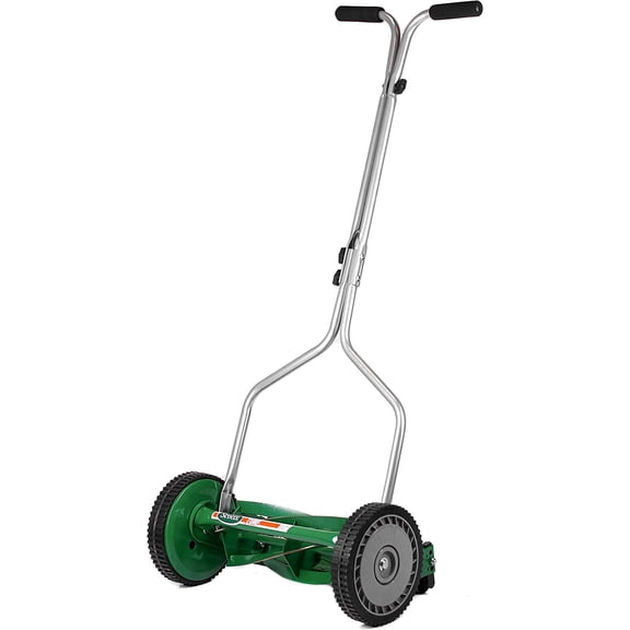 Outdoor Power Tools 304-14S 14-Inch 5-Blade Push Reel Lawn Mower, Green
