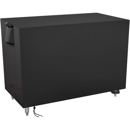 POMER Outdoor Prep Table Cover 48 Inch,Waterproof Patio Stainless Steel Metal BBQ Table Cover