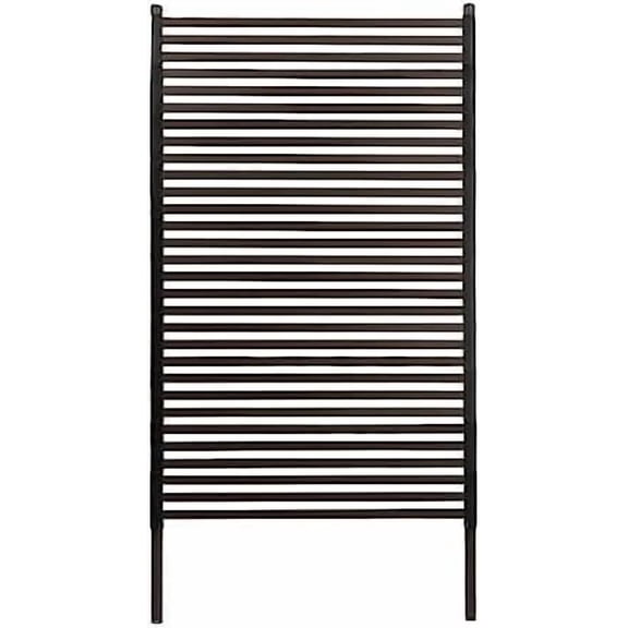 Outdoor Privacy Fence, Outside Sun Shade Panels, Waterproof Patio Balcony Screen, Freestanding Decorative Divider Stand, Black Adjustable Height for Room Entrance Deck Garden Backyard$$Garden & Patio