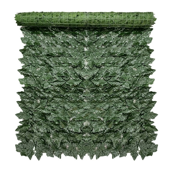 Outdoor Privacy Fence Screen 1968 Inch Leaves Hedge Wall Panels for Garden Decoration Greenery for Outdoor Spaces for Backyard Patio and Balcony