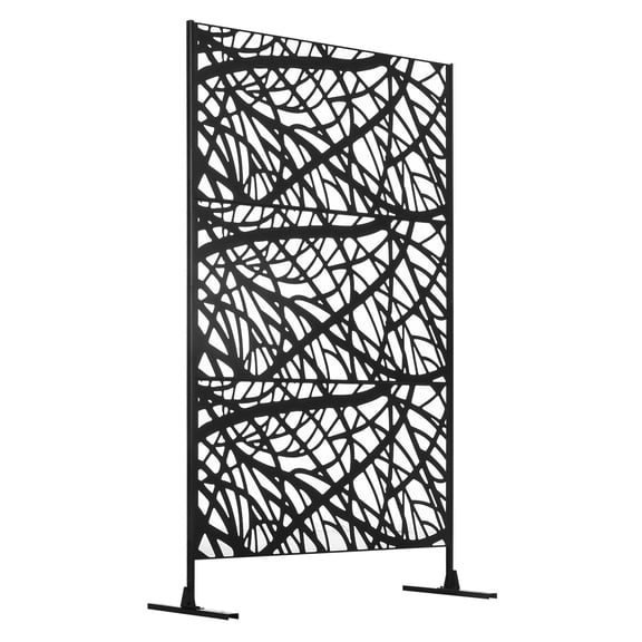 Outdoor Privacy Screen 6.5FT - Decorative Garden Divider Panel, Plant Trellis, Backyard Fence