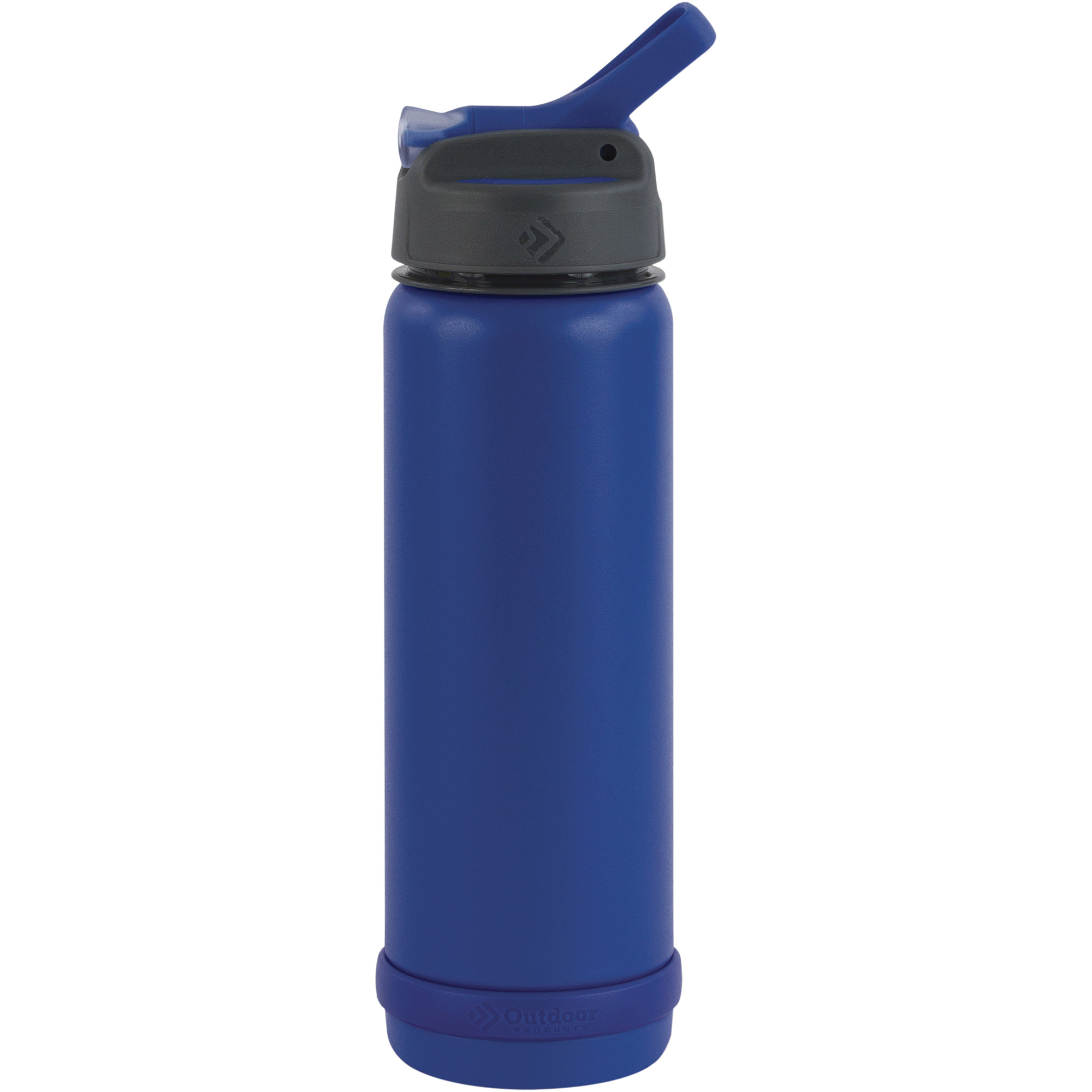 Outdoor Products 0.75 Ltr Stainless Steel Rocket Bottle, Blue, 25 fl oz, Bite Valve - image 1 of 5