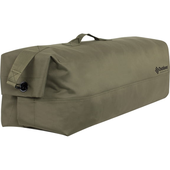 Open Box Outdoor Products 104 L GI Duffle Backpacking Bag, Green, Unisex, Polyester, Adult