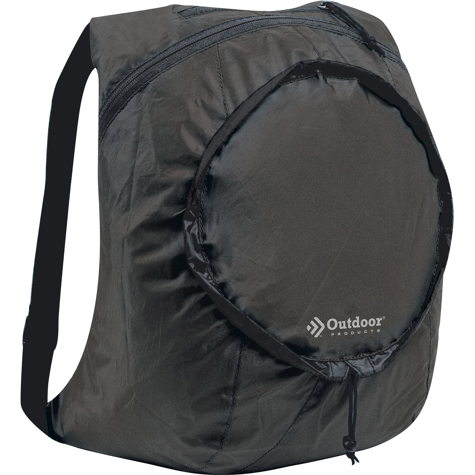 Outdoor Products 14 Ltr Packable Backpack, Black, Unisex, Adult, Teen, Polyester - image 1 of 9