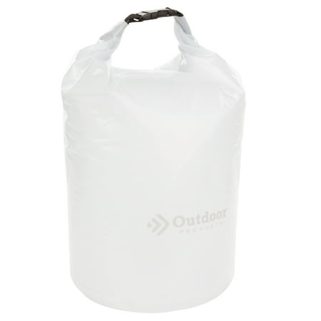 Outdoor Products, 20L Valuables Watertight Dry Bag , Clear, Water Sport Bag, 0.61 lb