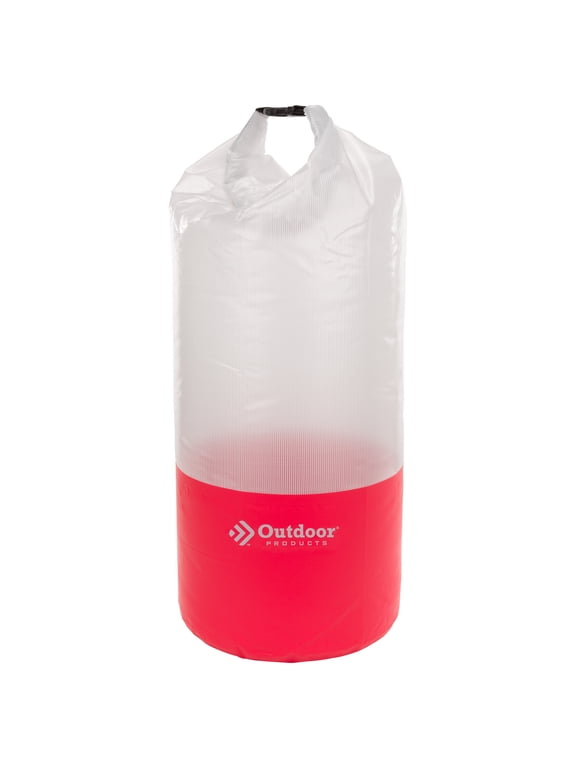 40 L Valuables Hiking Dry Bag, Watertight Roll Top Seal, Red, Unisex, 0.92 lb