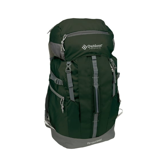 Outdoor Products Arrowhead 47 L Hiking Backpack, Unisex, Green, Adult, Polyester, New