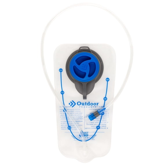 Outdoor Products, Cyclone 2 Ltr Hydration Reservoir, Clear, 2 Liter Capacity, 1, Hiking