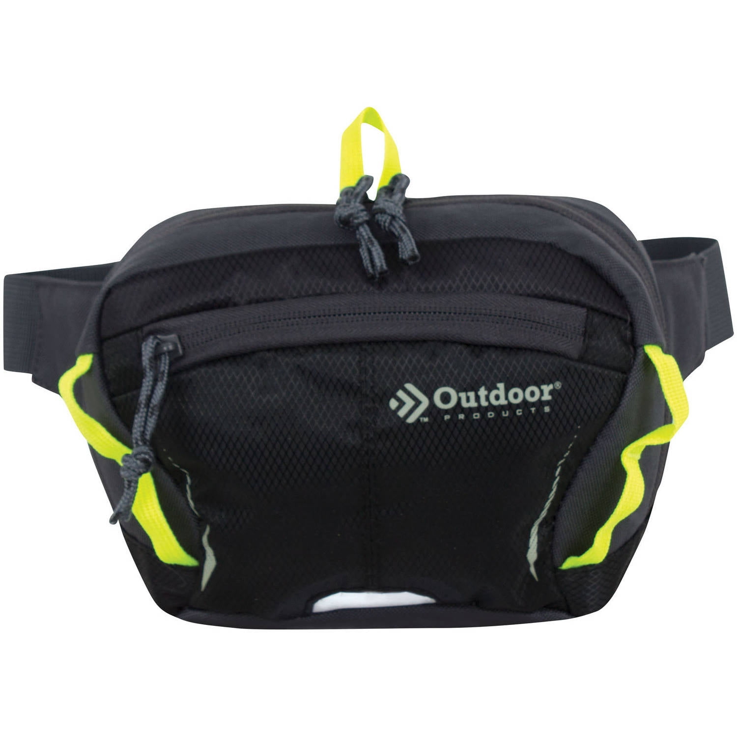 Outdoor Products Essential 2 L on Waist pack Fanny pack, Caviar, Unisex, Polyester Zipper