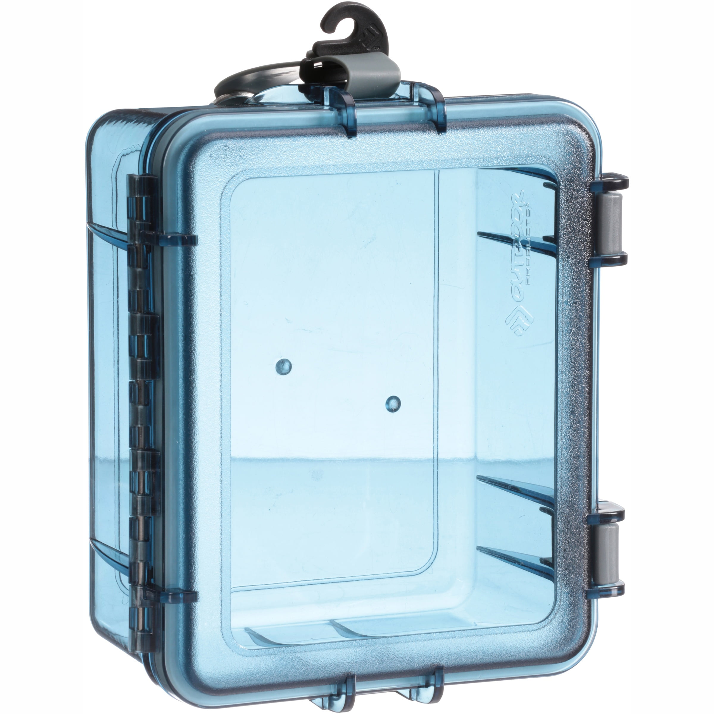 Outdoor Products Large Watertight Case Dry Box, Blue, 8 x 6.75 x 3.5,  Polycarbonate