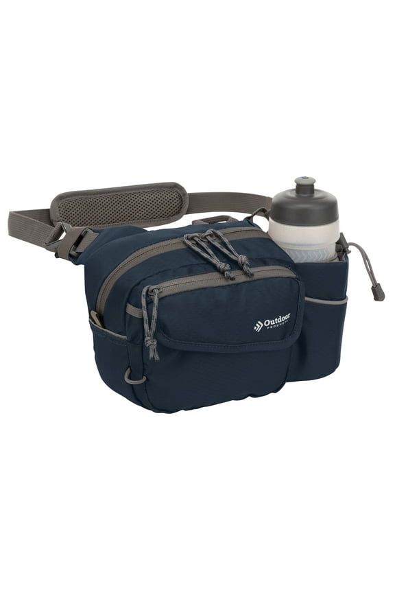 Unisex Adjustable Polyester Fanny Packs, Blue