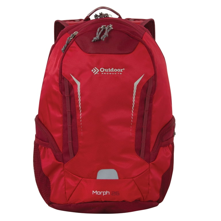 Outdoor Products Morph 26 Ltr Backpack - Red Teen - Walmart.com