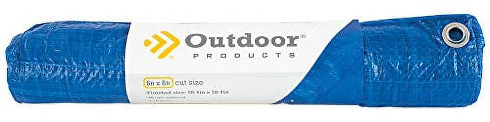 Blue Waterproof Polyethylene Tarp with Aluminum Grommets
