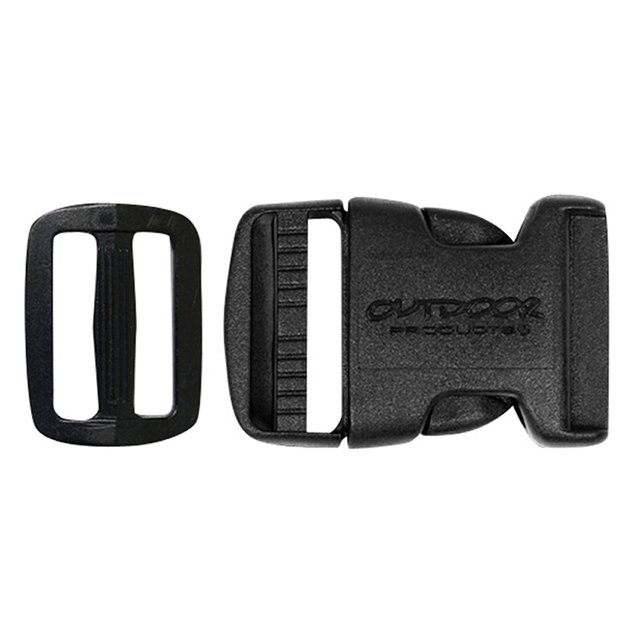 Outdoor Products Replacement Backpack Buckle and Slider, 1", Universal