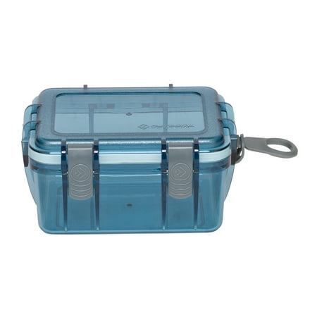 Outdoor Products Small Watertight Dry Box, Blue, Polycarbonate, Solid Print