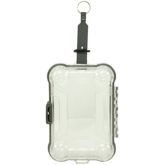 Outdoor Products Small Watertight Dry Box,Latch, Clear, Unisex Polycarbonate