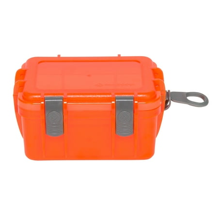 Outdoor Products Small Watertight Dry Box, Orange, Polycarbonate, Solid Print