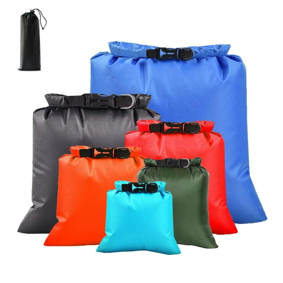 Outdoor Products Ultimate Waterproof Lightweight Dry Bag, 6 pack, Unisex+Send storage bag