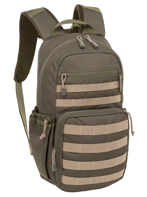 Venture 17L Unisex Backpack, Green Polyester for Adults and Teens