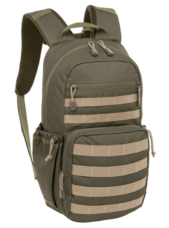 Outdoor Products Venture 17 L Backpack, Green, Brown, Adult, Teen, Polyester
