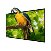 Outdoor Projection Screen 100 inch, Washable Projector Screen 169 Foldable Anti-Crease Portable Projector Movies Screen for Home Theater Outdoor Indoor Support Double Sided Projection