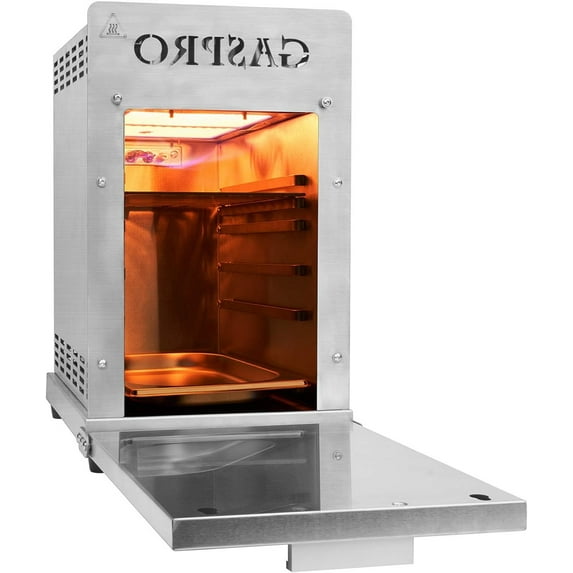 Outdoor Propane Gas Grill, 1500℉ Professional Infrared Steak Cooker, Quick & Portable for Meat, Seafood, Veggies and More, Stainless Steel