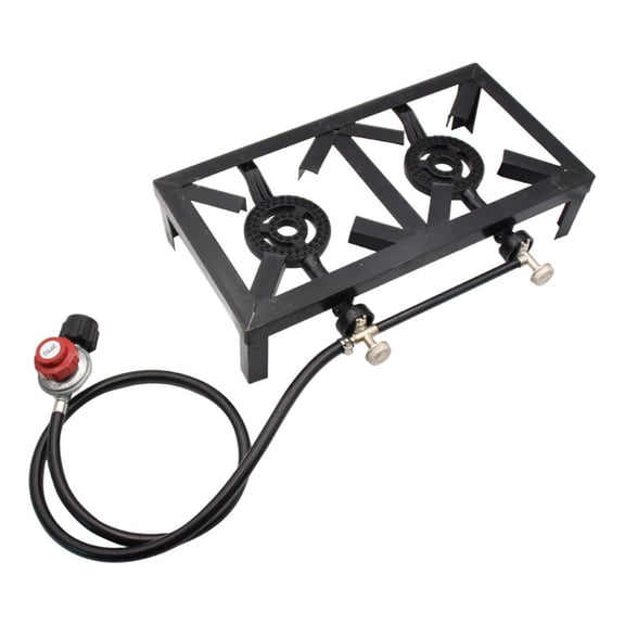 Outdoor Propane Gas Stove Double Burner Cooker