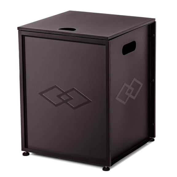 Outdoor Propane Tank Cover - 20 lbs Tank Side Table with Storage, Dual Function for Gas Fire Pit, Grill, Griddle & Stoves